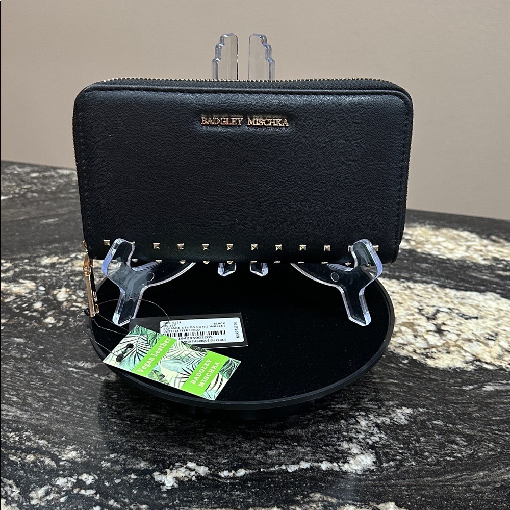 NWT Badgley Mischka Studded Wallet
